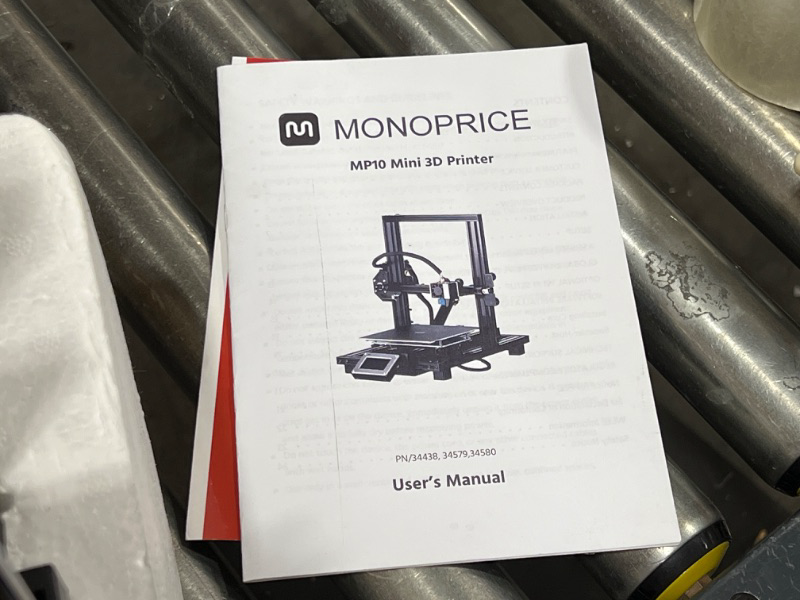 Photo 5 of Monoprice MP10 Mini 3D Printer - Black with (200 x 200 mm) Magnetic Heated Build Plate, Resume Printing Function, Assisted Leveling, and Touch Screen