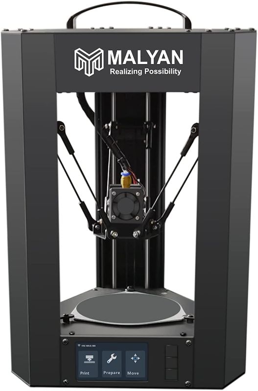 Photo 1 of  MALYAN M300 Mini Delta 3D Printer - Fully Assembled FDM 3D Printers for Kids and Beginners, Free Sample PLA Filament and MicroSD Card Preloaded with Printable 3D Models, Printing Size 110x120 mm 