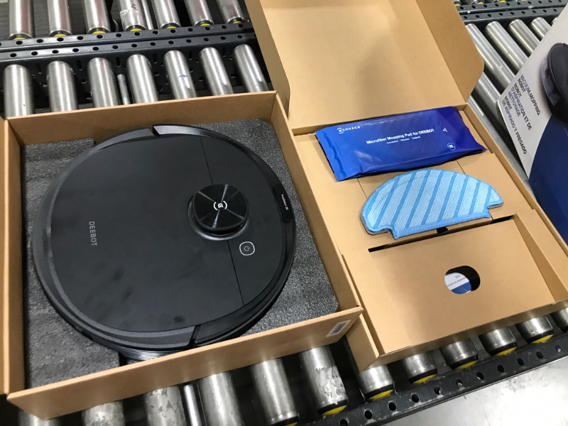 Photo 2 of ECOVACS Deebot N8 Pro+ Robot Vacuum and Mop Cleaner, with Self Empty Station, 2600Pa Suction, Laser Based LiDAR Navigation, Carpet Detection, Multi Floor Mapping, Personalized Cleaning