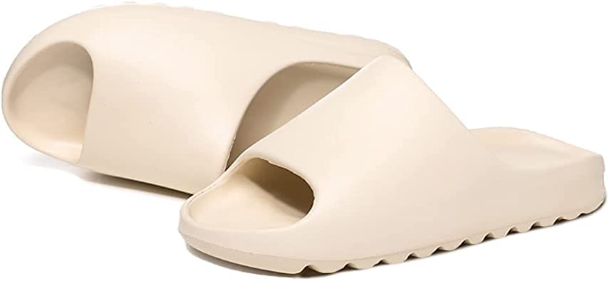 Photo 1 of Aasmust Thick Sole Pillow Slippers Open Toe Sandals Unisex Non-Slip Applicable Shower Shoes Outdoor SIZE 10-10.5 WOMANS