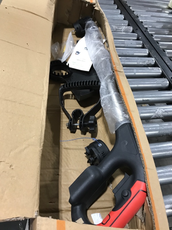 Photo 1 of 21V Weed Wacker, T TOVIA Cordless String Trimmer & Edger, 10 Inch Electric Weed Eater with 90° Adjustable Head and Loop Handle, Telescoping Shaft, Grass Trimmer(Battery and Charger are not Included)