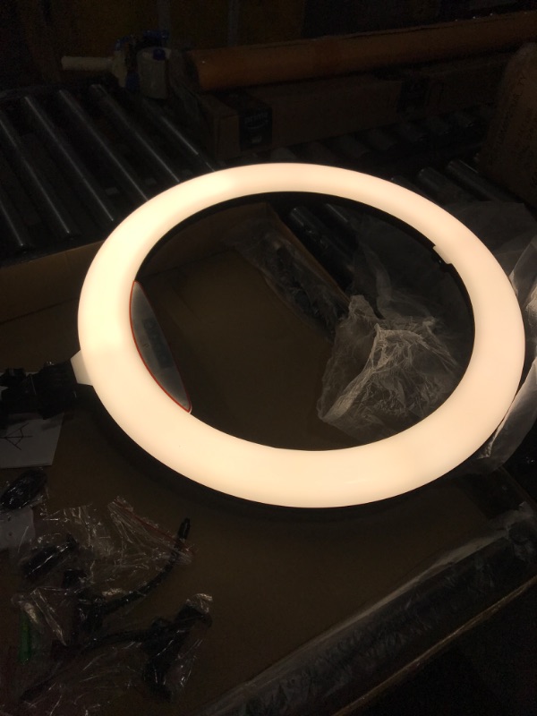 Photo 4 of 22" LED Ring Light, with 75" Tripod/Touch Screen/Wireless Remote, Adjustable 3000K-6500K Color Temperature, for YouTube Facebook Live TikTok Video Recording Vlog