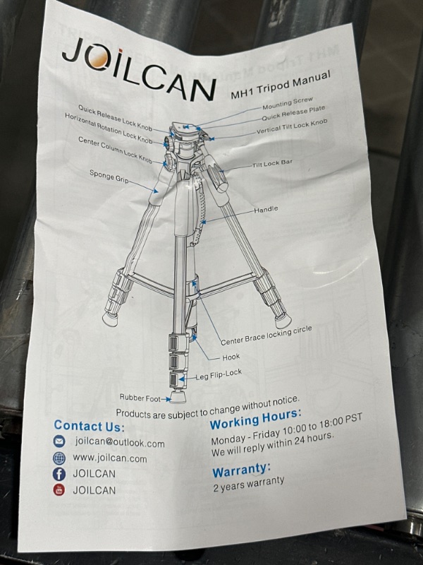 Photo 1 of 72-Inch Camera/Phone Tripod