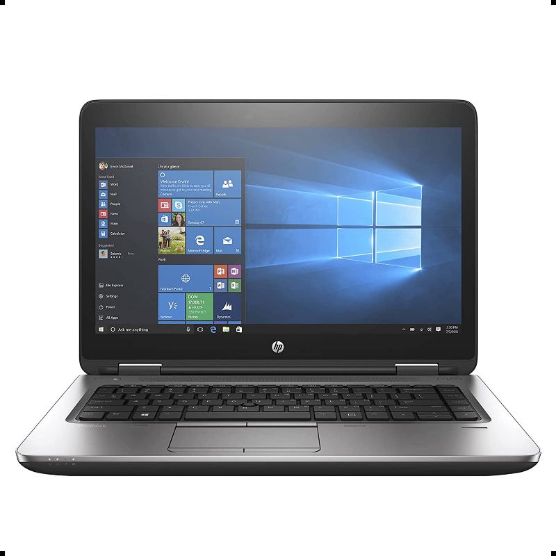 Photo 1 of HP ProBook 640 G3 14 Inch Laptop PC, Intel Core i5-7200U up to 3.1GHz, 8G DDR4, 256G SSD, VGA, DP, Windows 10 Pro 64 Bit Multi-Language Support English/French/Spanish(Renewed)
