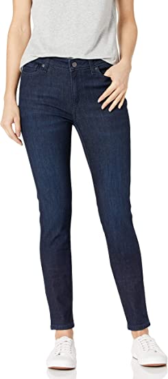 Photo 1 of AMAZON ESSENTIALS DARK BLUE JEANS SIZE 10 