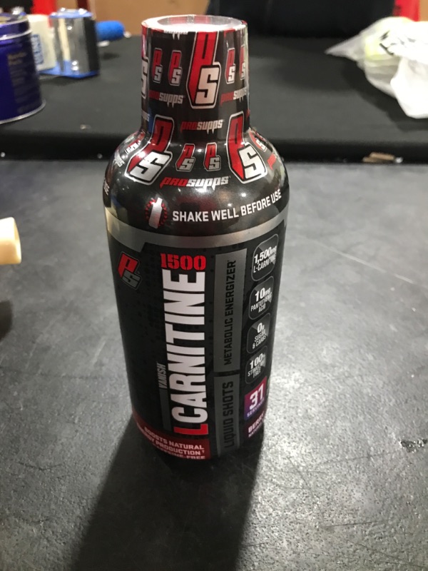 Photo 1 of PROSUPPS L-Carnitine 3000 Stimulant Free Liquid Shots for Men and Women - Workout Drink for Performance and Muscle Recovery (31 Servings, Berry)

