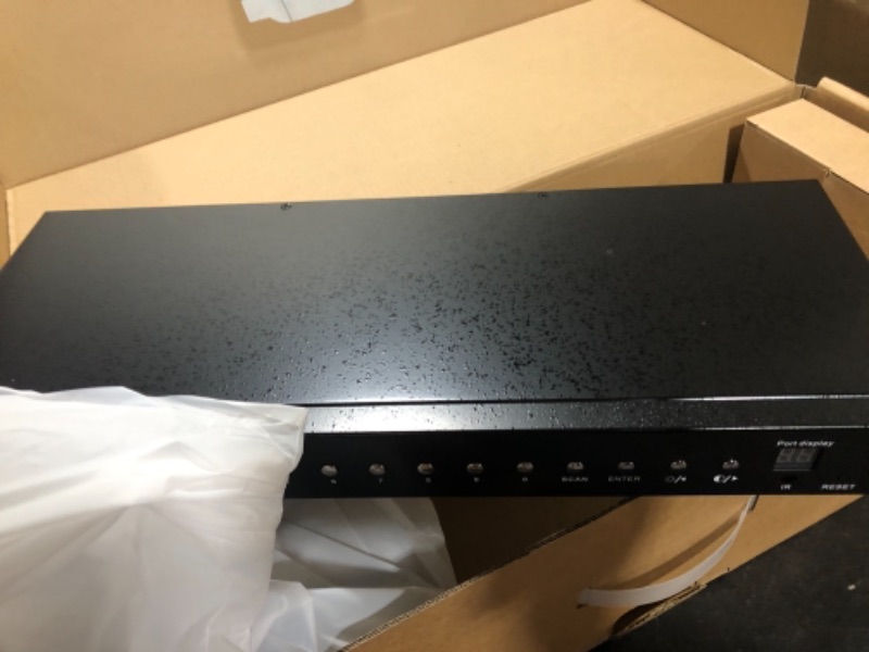 Photo 2 of 16 Port Cat6 KVM Console, MT-VIKI VGA KVM Switch Over Cat5e, Included 16 VGA to Cat6 KVM Adapter, Support Extend Distance up to 230ft/70m by RJ45 Ethernet Cable