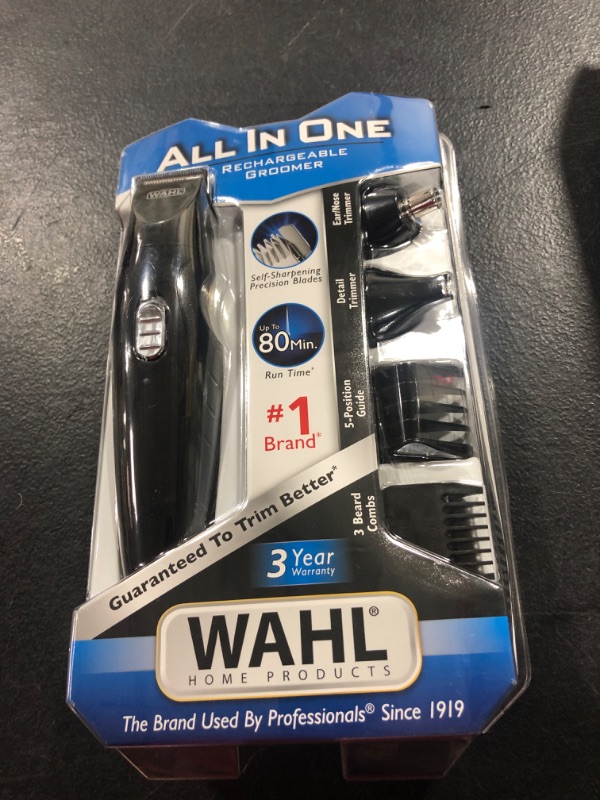 Photo 2 of Wahl All in One Rechargeable Cordless Men's Multi Purpose Trimmer and Total Body Groomer - 9685-200