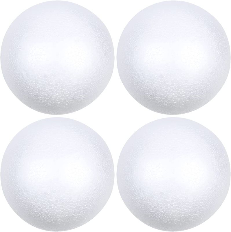 Photo 1 of 4 Pcs Large Foam Balls,6 Inches 