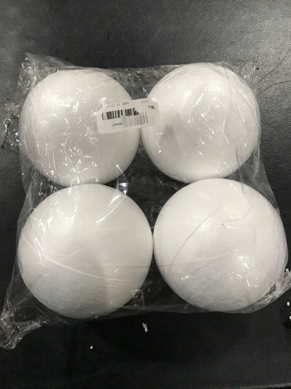 Photo 2 of 4 Pcs Large Foam Balls,6 Inches 