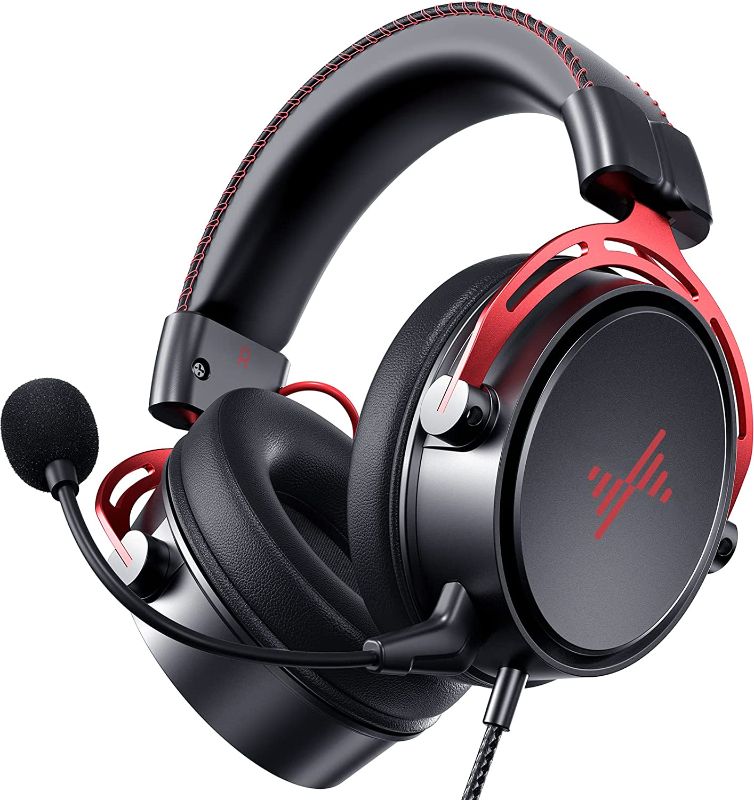 Photo 1 of Limited-time deal: Gaming Headset for PS5 PS4 PC, Gaming Headphones with Noise Cancelling Mic, Wired Gamer Headsets for Computer Laptop Mac Nintendo NES Games