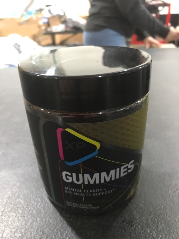 Photo 2 of XP Sports Gummies | Enhanced Mental Clarity and Stress Tolerance + Eye Health Support | Formulated for Esports Athletes, Gamers and Biohackers | Sour Citrus Jujube, 80 Gummies (20 Servings) EXP 10/2023