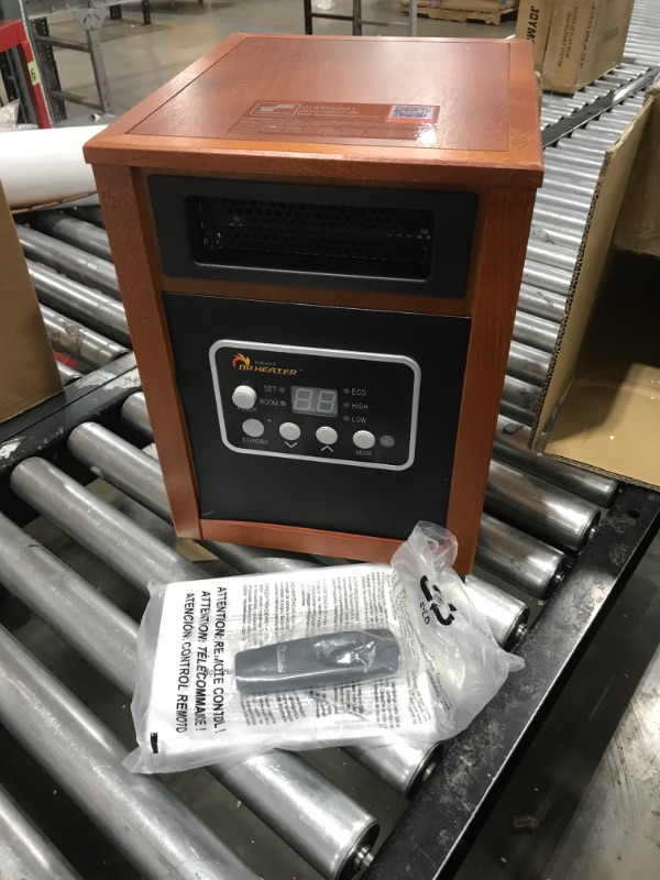 Photo 1 of Dr Infrared Heater Portable Space Heater, 1500-Watt Original Cherry