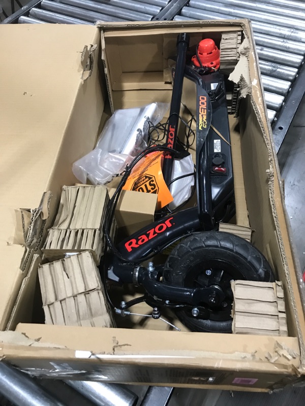 Photo 1 of Razor Power Core E100 Electric Scooter - 100w Hub Motor, 8" Air-filled Tire, Up to 11 mph and 60 min Ride Time, for Kids Ages 8+