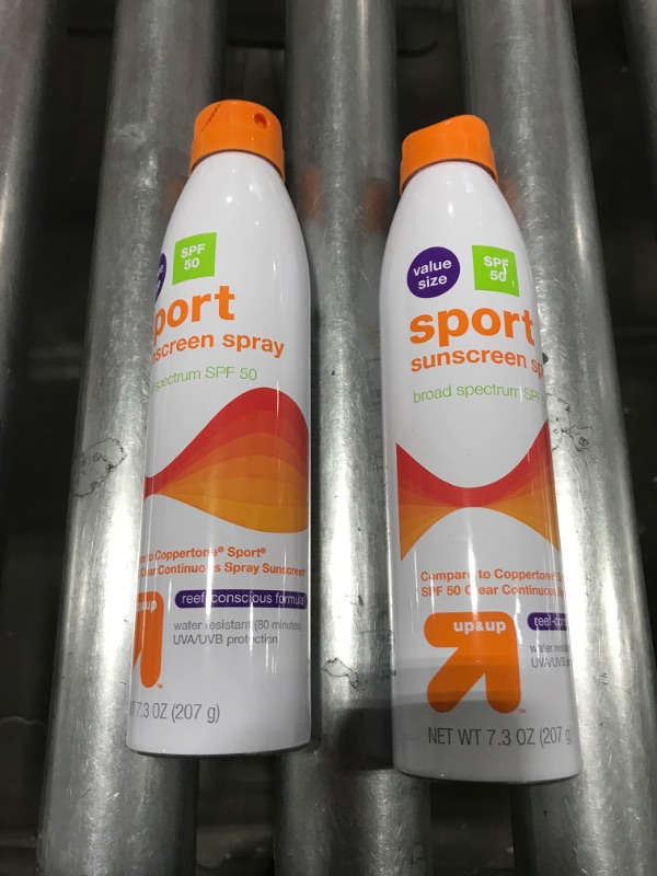 Photo 2 of 2 PACK - Sport Sunscreen Spray - SPF 50 - 7.3oz - up & up
