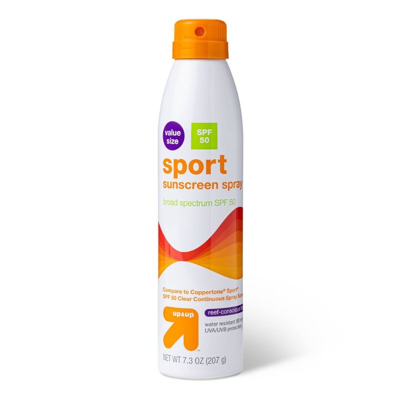 Photo 1 of 2 PACK - Sport Sunscreen Spray - SPF 50 - 7.3oz - up & up
