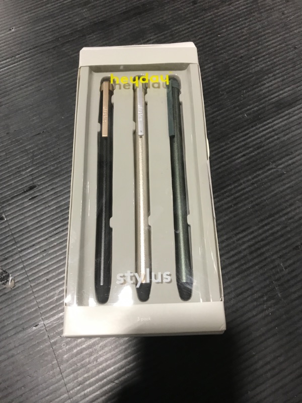 Photo 2 of Stylus 3pk - heyday  Black/Cool Gray/Green

