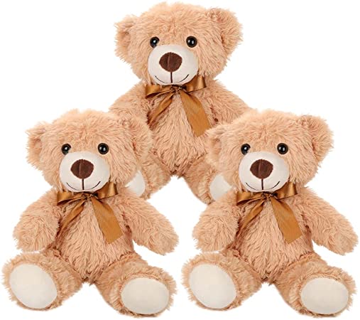 Photo 1 of Seyomi  3 Packs of Soft Stuffed Teddy Bear Plush Dolls, Children’s Sleeping and Playing Toys, Home Decorations 