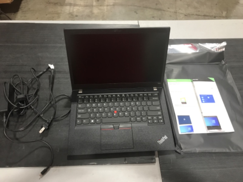 Photo 2 of Lenovo ThinkPad T480s Laptop, 14 IPS FHD (1920x1080) Matte Display, Intel Core i7-8650U 4.20 GHz, 24GB RAM, 512GB SSD, Fingerprint Reader, Supported Windows 10 Pro, Black Color, Renewed
