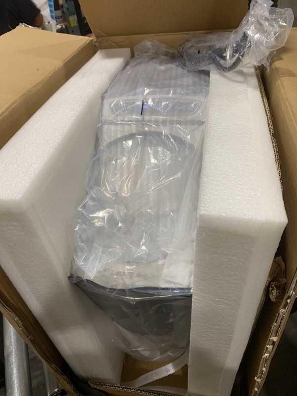 Photo 1 of Thereye Countertop Nugget Ice Maker, Pebble Ice Maker Machine, 30lbs Per Day, 2 Ways Water Refill, 3Qt Water Reservoir & Self-Cleaning, Stainless Steel Finish Ice Machine for Home Office Bar Party