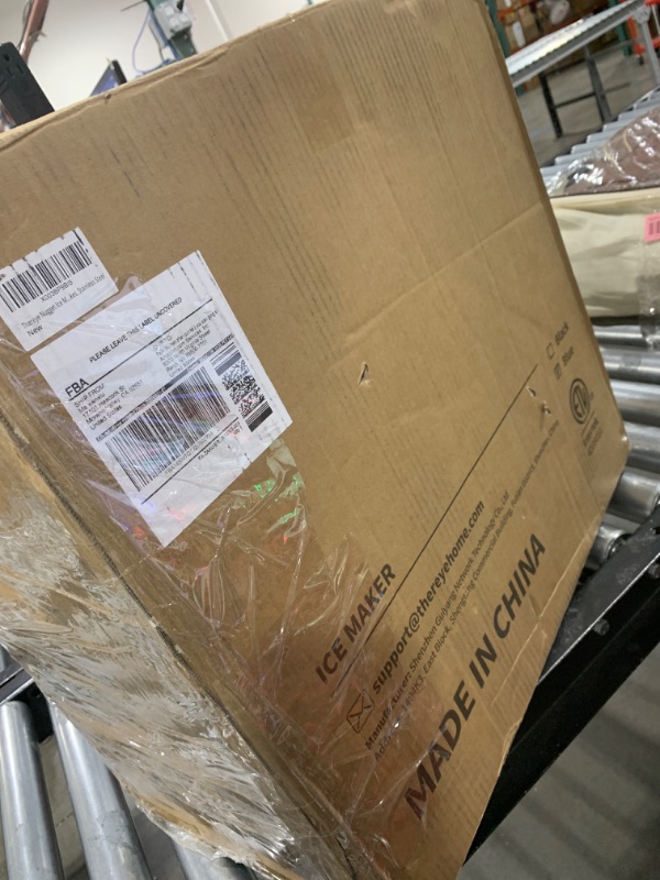 Photo 1 of Thereye Countertop Nugget Ice Maker, Pebble Ice Maker Machine, 30lbs Per Day, 2 Ways Water Refill, 3Qt Water Reservoir & Self-Cleaning, Stainless Steel Finish Ice Machine for Home Office Bar Party