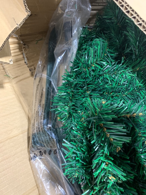 Photo 1 of 4 Ft Premium Christmas Tree with 320 Tips for Fullness - Artificial Canadian Fir Full Bodied Small Christmas Tree with Metal Stand, Lightweight and Easy to Assemble