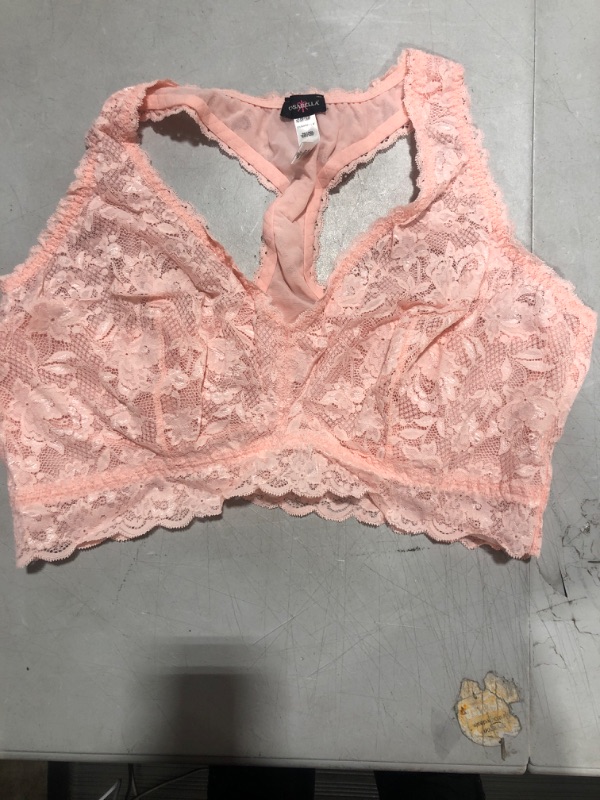 Photo 1 of 2xl pink lace bralette 