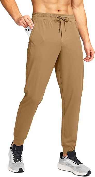 Photo 1 of 
Pudolla Men's Joggers Sweatpants with 3 Zipper Pockets Workout Track Pants for Men Running Gym Walking Casual Golf xxl
