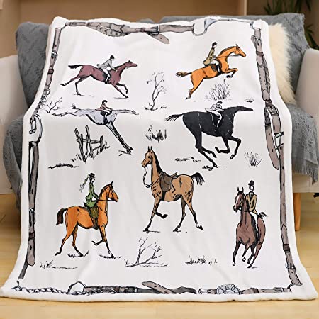 Photo 1 of 
Photo 2 of chifave Horse Blanket, Knight's Dream Throw Blanket for Kids for Children Animal Print Throw Blanket Warmth Soft Cozy Blanket Horse Lovers Gifts 50"x60"
1/2
Chifave Horse Blanket, Knight's Dream Throw Blanket For Kids For Children Animal Print