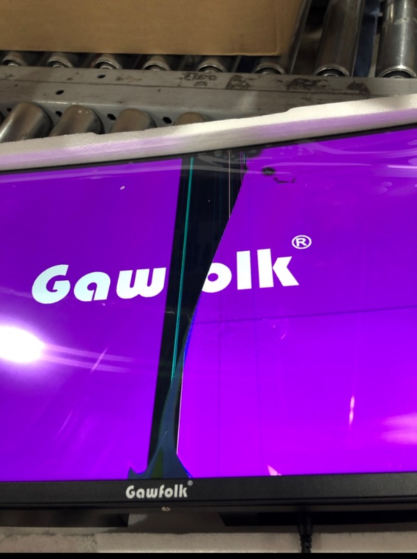 Photo 4 of Limited-time deal: Gawfolk 24” Curved Monitor 75Hz Full HD 1080P, Computer Display with AMD FreeSync HDMI VGA PC Monitor Ultra-Thin Zero Frame- Machine Black  ( Screen Has Pixel Damage )