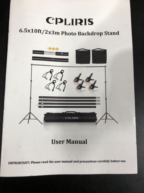 Photo 1 of 6.5 X 10 FT PHOTO BACKDROP STAND 