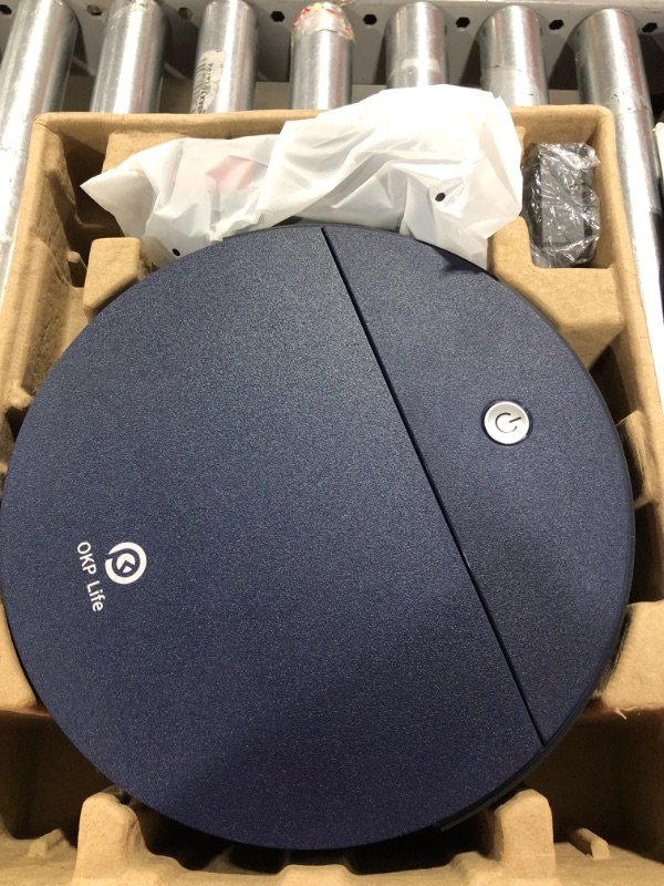 Photo 3 of OKP K3A Robot Vacuum Cleaner, Super-Thin, 2000Pa Strong Suction, Wi-Fi Connected, Self-Charging Robot Vacuum Cleaner, Compatible with Alexa, Ideal for Pet Hair, Carpets, Hard Floors