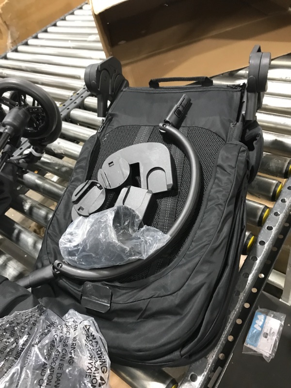 Photo 1 of CYBEX Melio Carbon Stroller, Ultra-Lightweight Stroller, Compact Full-Size Stroller, Reversible Seat, One Hand Fold, Travel System Ready, Infant Stroller for 6 Months+ -Deep Black