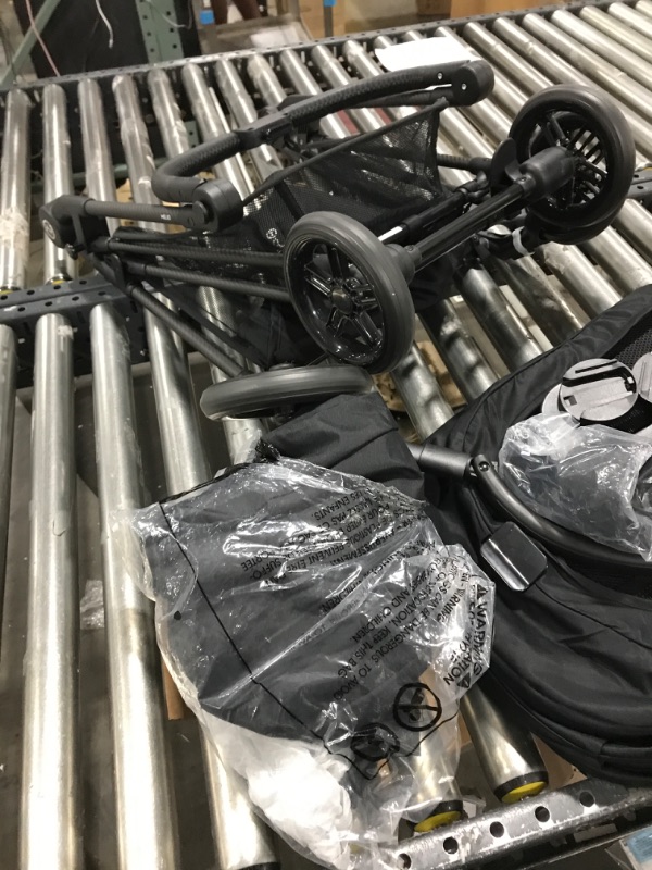 Photo 1 of CYBEX Melio Carbon Stroller, Ultra-Lightweight Stroller, Compact Full-Size Stroller, Reversible Seat, One Hand Fold, Travel System Ready, Infant Stroller for 6 Months+ -Deep Black