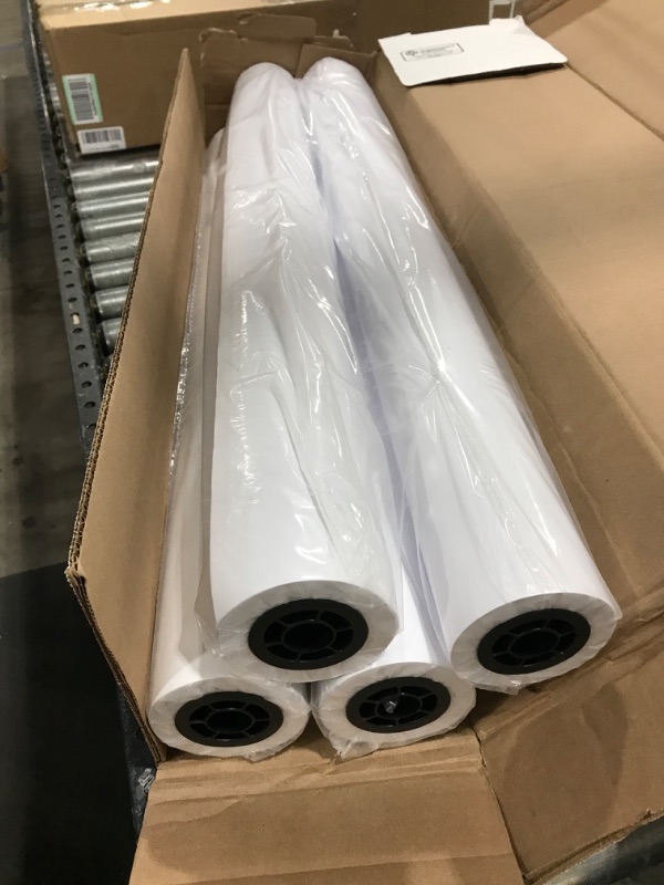 Photo 2 of Alliance Wide Format Paper CAD Bond Rolls (20lb | 4 Rolls, 36 In x 150 Ft | 2" Core) 20lb | 4 Rolls 36 In x 150 Ft | 2" Core