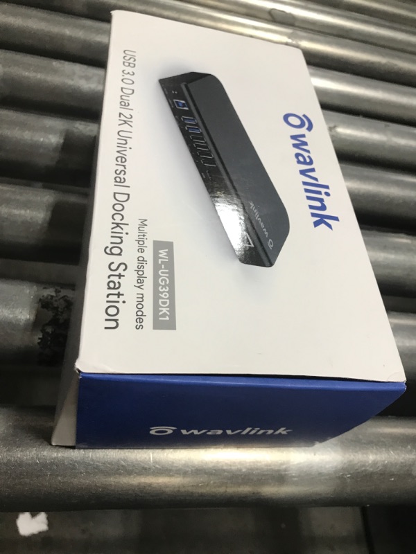 Photo 1 of Wavlink USB 3.0 Display Universal Docking Station Dual Video HDMI/DVI/VGA , USB 3.0 & USB 2.0, Gigabit Ethernet Ports, Earphone & Mic in/out, Plug and Play For Windows Mac & Android 5.x Above - Black