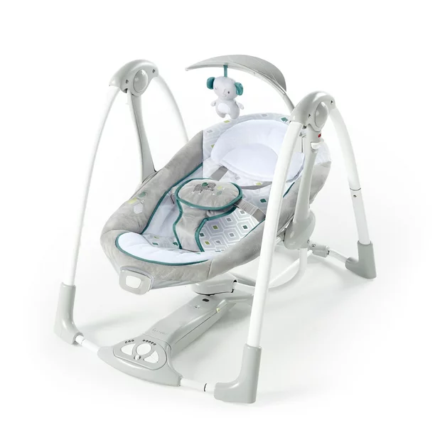 Photo 1 of Ingenuity 2-in-1 Portable Battery-Powered Baby Swing & Infant Seat with Vibrations - Nash (Unisex)
