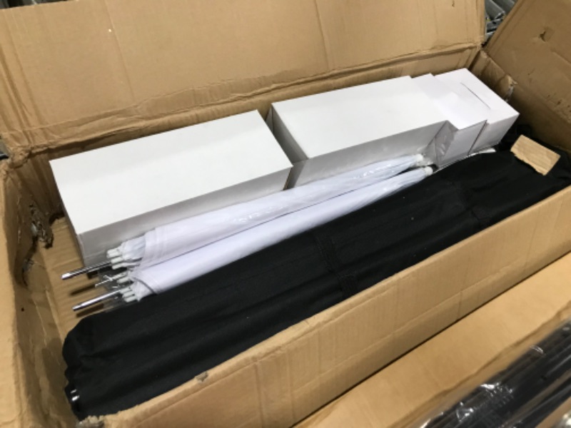 Photo 1 of  SLOW DOLPHIN Photo Video Studio 10Ft Adjustable Backdrop Support System Kit Background Stand with Carry Bag 