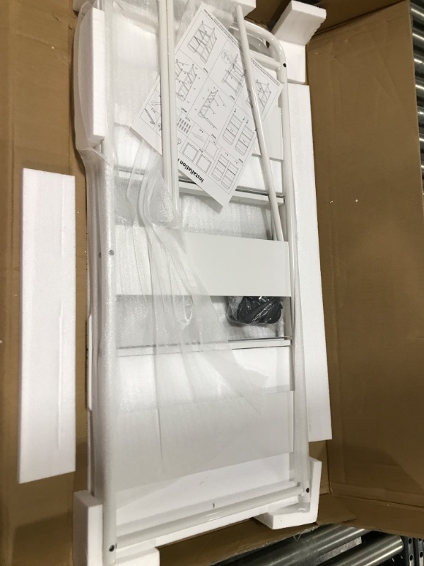 Photo 1 of Natwind 3-Tier Metal Rolling File Cart with Wheels for Letter Size Legal Size Hanging Files Mobile File Folder Rack with Pull-Out Drawer File Organizer Cabinet for Home Office?White? 3 Tiers Modern White