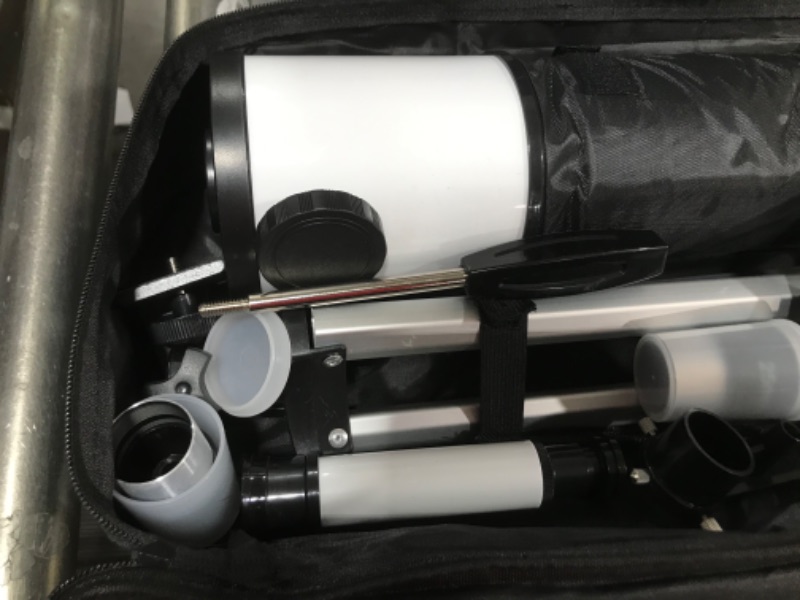 Photo 3 of  ABOTEC Telescope, 80mm Aperture Telescopes for Adults Astronomy & Kids & Beginners, Portable 500mm Refracting Telescope (25X-250X) with an Adjustable Tripod, a Bag, a Phone Adapter & a Wireless Remote 