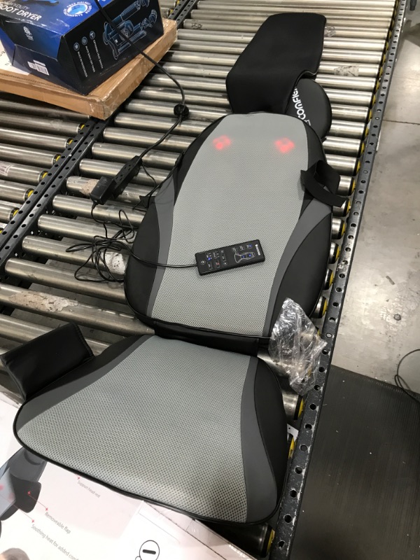 Photo 1 of COMFIER Back Massager with Heat,Shiatsu Massage Chair Pad,Deep Kneading Full Back Massage Cushion for Shoulder,Back for Home,Office use