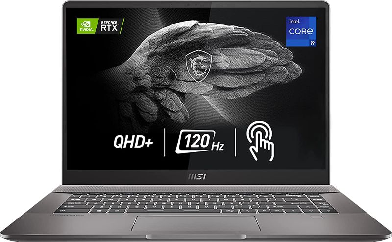 Photo 1 of MSI Creator Z16 Professional Laptop: 16" QHD+ 16:10 120Hz Touch Display, Intel Core i9-11900H, NVIDIA GeForce RTX 3060, 32GB RAM, 2TB NVME SSD, Thunderbolt 4, Win10 PRO, Lunar Gray (A11UET-043)
