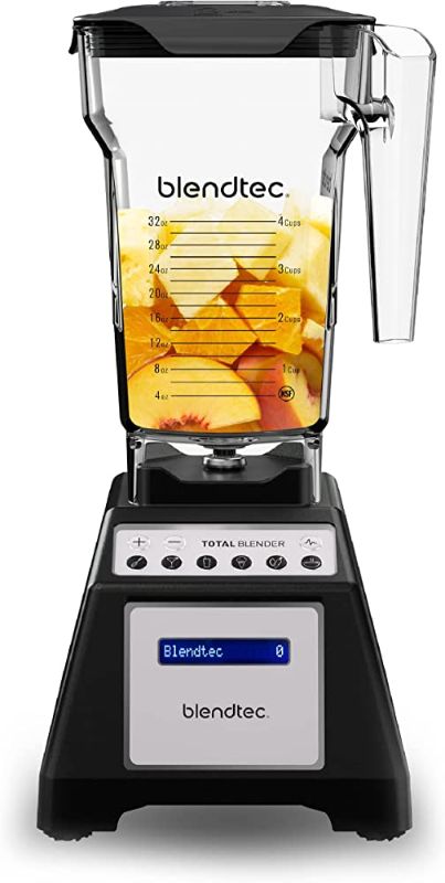 Photo 1 of  Blendtec Total Classic Original Blender - Professional-Grade Power - 6 Pre-programmed Cycles - 10-speeds - Black 