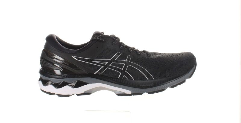 Photo 1 of ASICS Mens Gel-Kayano 27 Black/Pure Silver Running Shoes Size 11 