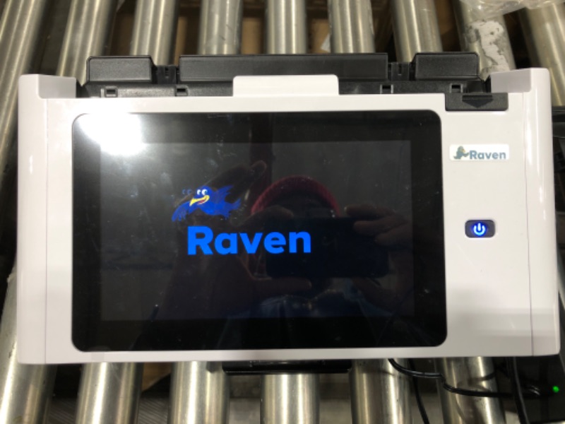 Photo 3 of Raven Pro Document Scanner - Huge Touchscreen, High Speed Color Duplex Feeder (ADF), Wireless Scan to Cloud, WiFi, Ethernet, USB, Home or Office Desktop White