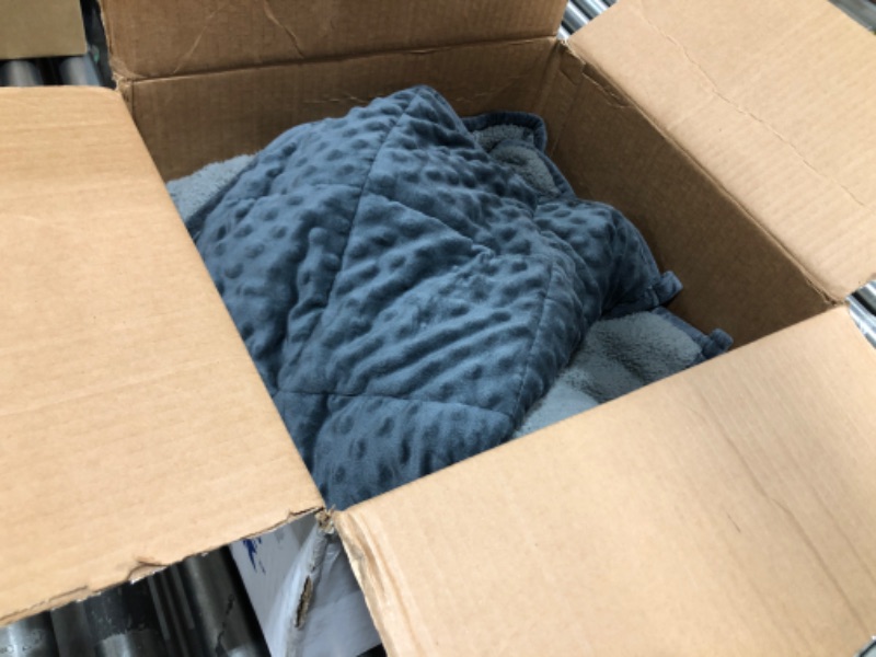 Photo 1 of 15 LB WEIGHTED BLANKET, GREY