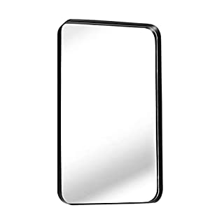 Photo 1 of ZENMAG Bathroom Mirror, 36”×24” Rectangle Metal Framed Wall Mirror,Large Wall-Mounted Mirror,for Bedroom,Living Room,Entryway Decor,Black