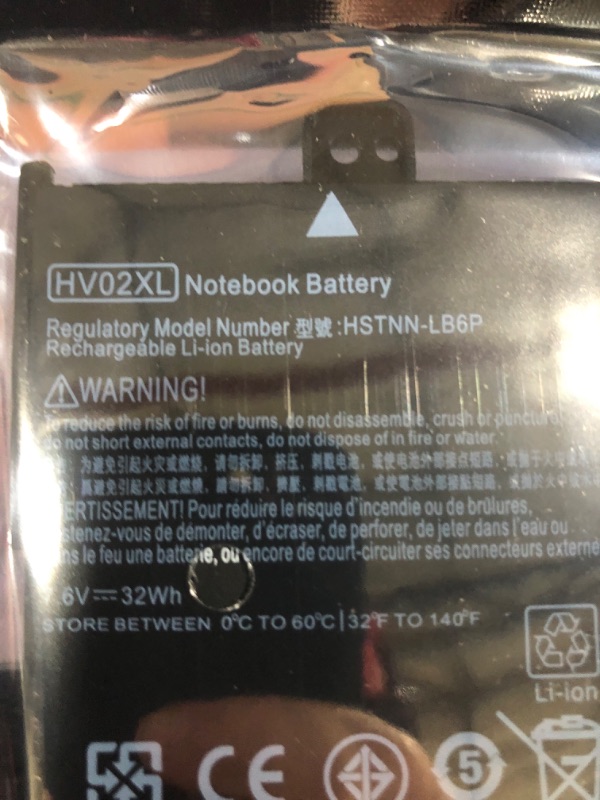 Photo 2 of Anepoch HV02XL Laptop Battery Replacement for HP Pavilion X360 11-K 11-K013CL 11-K057NA 11-K117CL 11-K053AA 11-K005NA 11-K064NR Series 796219-421 796355-005 HSTNN-LB6P TPN-Q164 TPN-W112 7.6V 32Wh