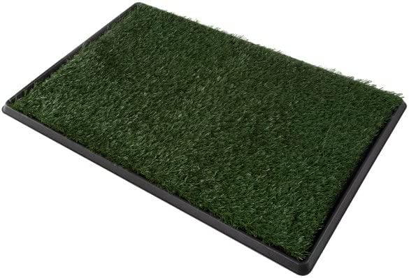 Photo 1 of DOG SQUARE GRASS PADReplacement Artificial Grass Pee Pads – Set of 3 Pads for Puppy Potty Trainer – Dog Housebreaking Supplies for Puppies or Large Dogs by PETMAKER
