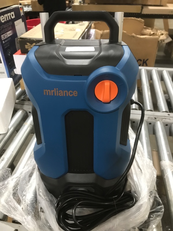 Photo 1 of mrliance Electric Pressure Washer 2 GPM 2000W Power Washer Car Washer with ?????????? ???????? Nozzles, Soap Bottle (Blue)